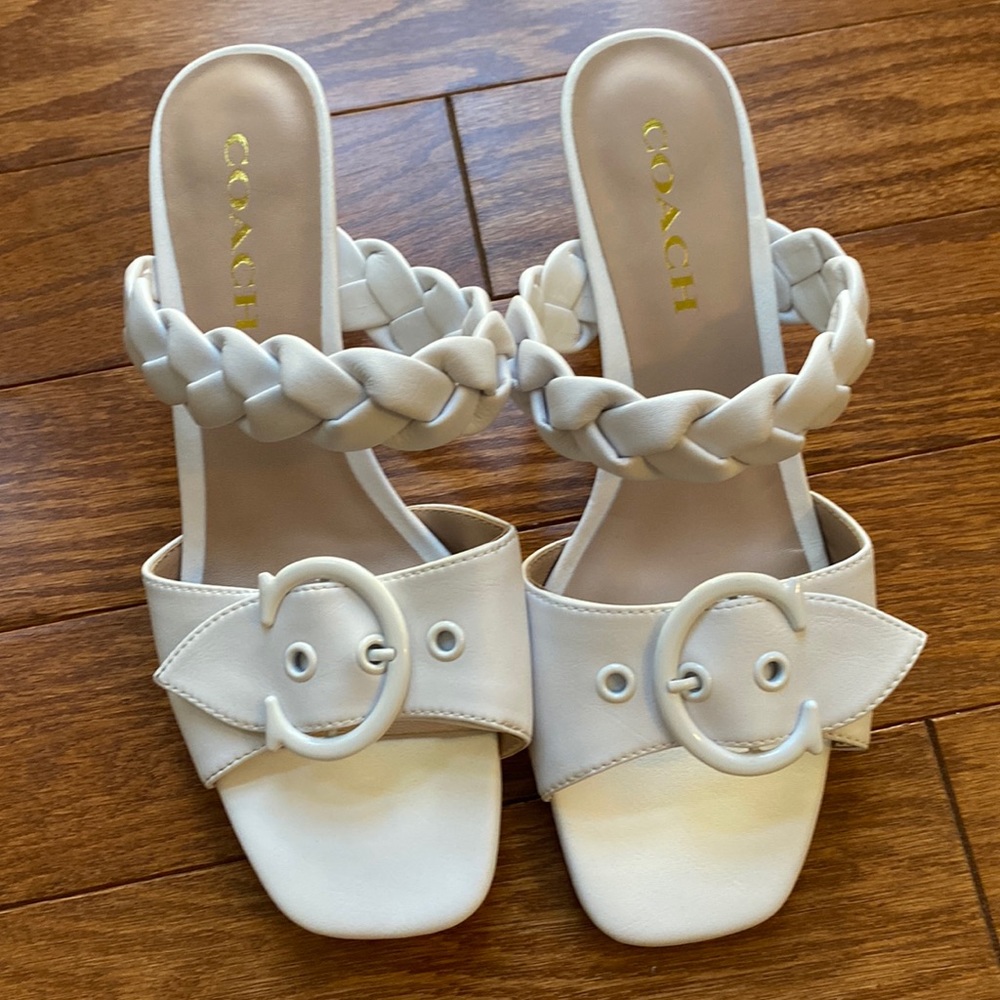 Coach mules sandels size 8.5